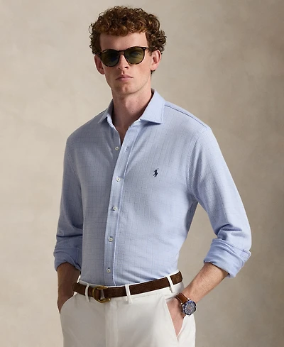 Polo Ralph Lauren Men's Glen Plaid Spread Collar Shirt