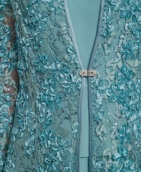 Jessica Howard Petite Soutache Jacket and Fit & Flare Dress, 2-Piece Set