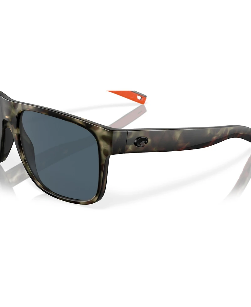 Costa Del Mar Men's Square Spearo Xl Polarized Sunglasses, 6S9013