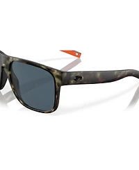 Costa Del Mar Men's Square Spearo Xl Polarized Sunglasses, 6S9013