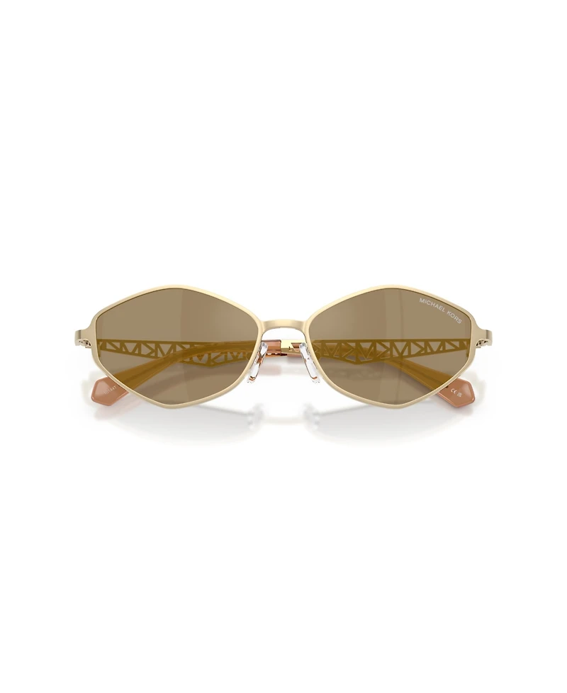 Michael Kors Women's Gold Coast Geometric Sunglasses, MK1181
