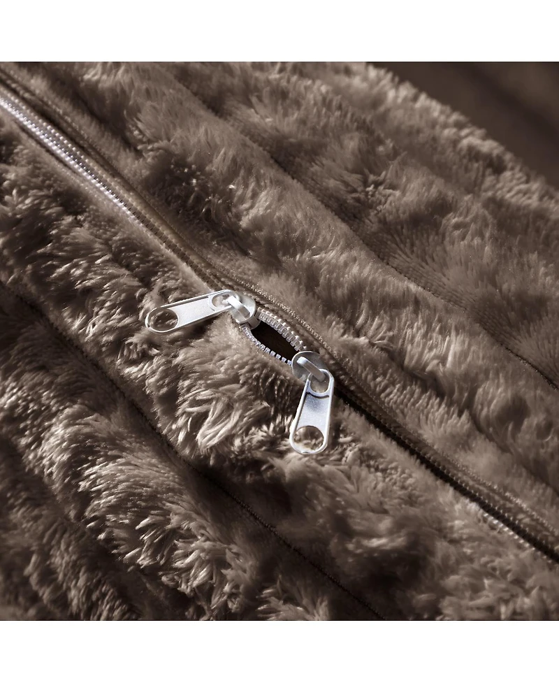 Streamdale Furniture Plush Corduroy 4-Seat Sofa