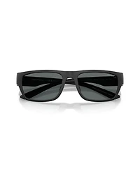 Emporio Armani Men's Rectangle Polarized Sunglasses, EA4267U