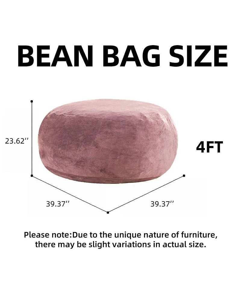 Streamdale Furniture Superior Comfort Bean Bag Chairs with Memory Foam Filling