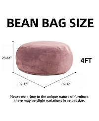 Streamdale Furniture Superior Comfort Bean Bag Chairs with Memory Foam Filling