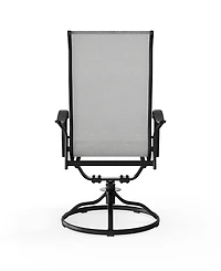 Agio Oasis 29" Aluminum Rust-Proof Outdoor Swivel Chair, Created for Macy's