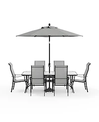 Oasis 7-Pc. Outdoor Dining Set, Created for Macy's