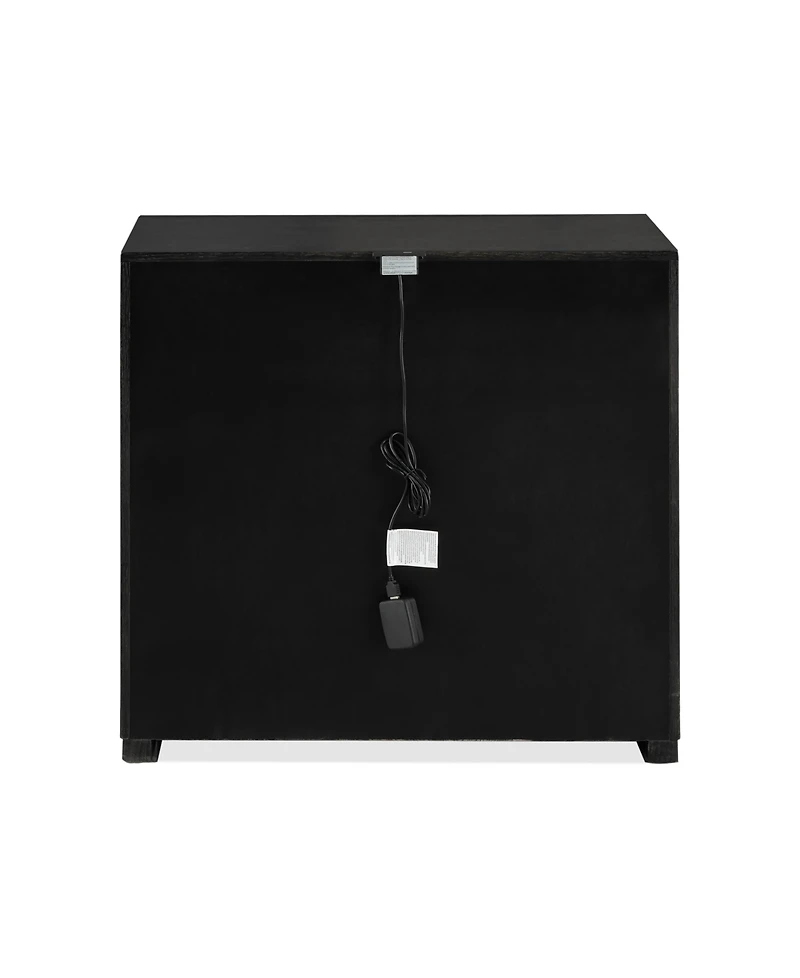 Ryder 26" Oak Veneer Usb Charging Nightstand