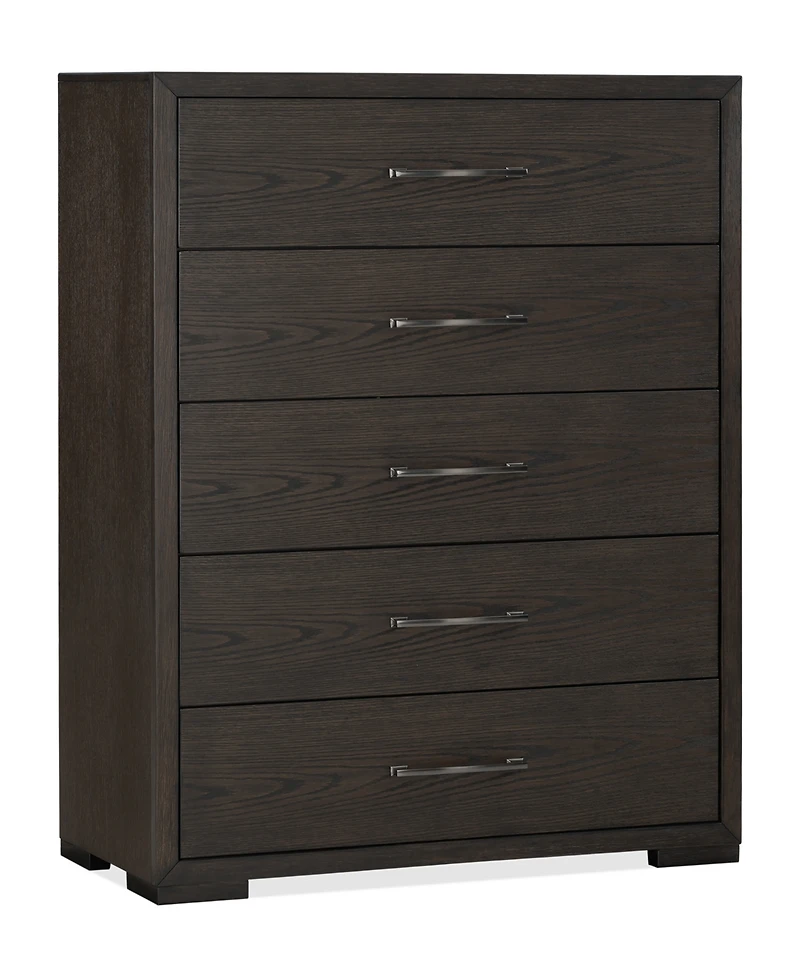 Ryder 51" Oak Veneer Drawer Glide Chest