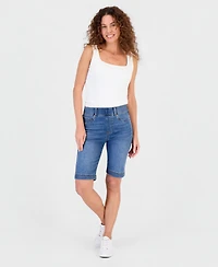 Style & Co Petite High Rise Shaping Bermuda Shorts, Macy's Exclusive