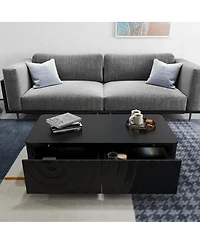 Streamdale Furniture Rectangle Coffee Table with Storage
