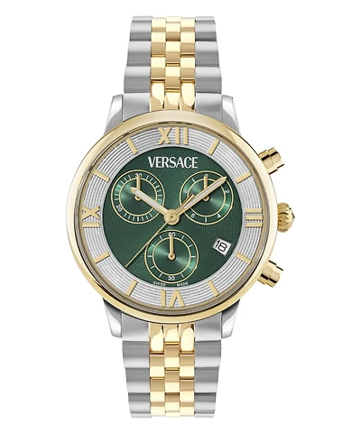 Versace Women's Classic Two-Tone Stainless Steel Bracelet Watch, 38mm