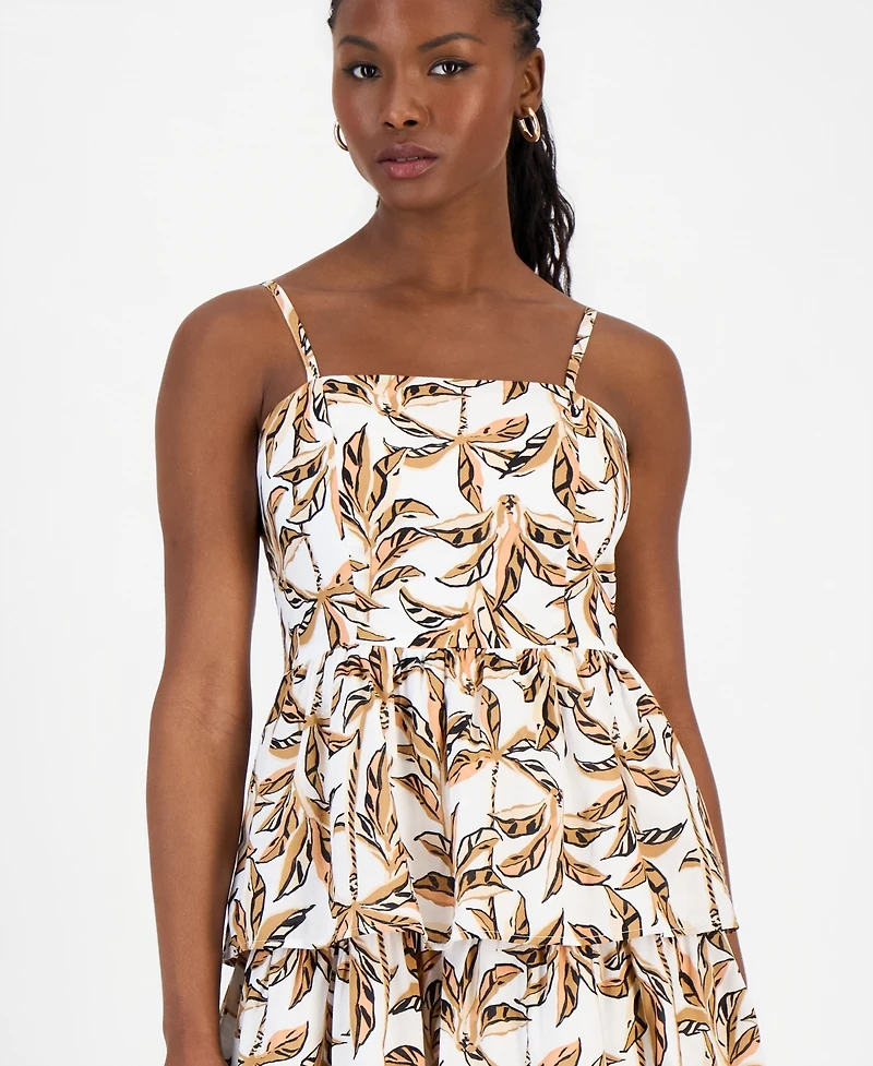 I.n.c. International Concepts Petite Tiered Woven Dress, Macy's Exclusive