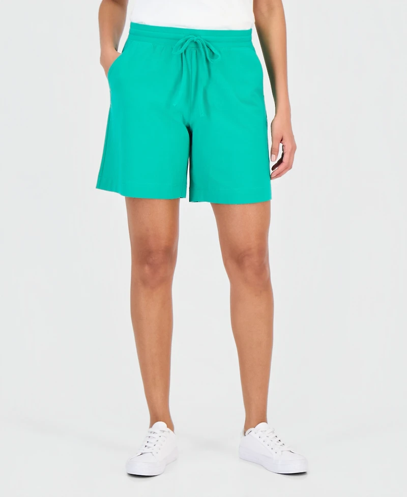 Style & Co Women's Mid Rise Sweatpant Shorts, Created for Macy's