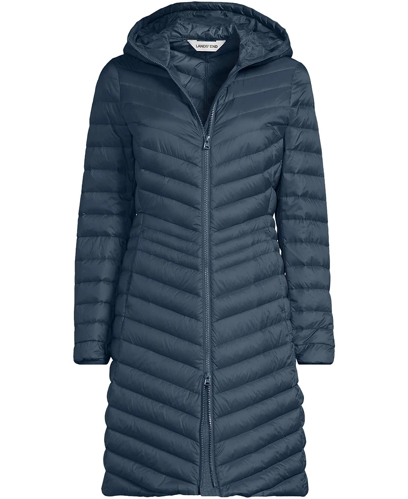 Lands' End Women's Petite Wanderweight Packable Down Coat