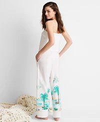 State of Day Women's Tie Front Tank & Pant Set, Macy's Exclusive