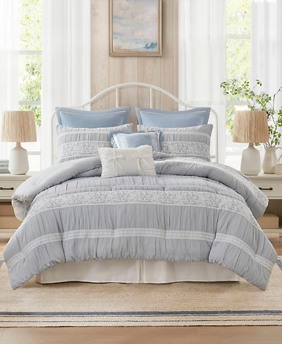 Madison Park Perryn Jacquard 7-Pc. Comforter Set