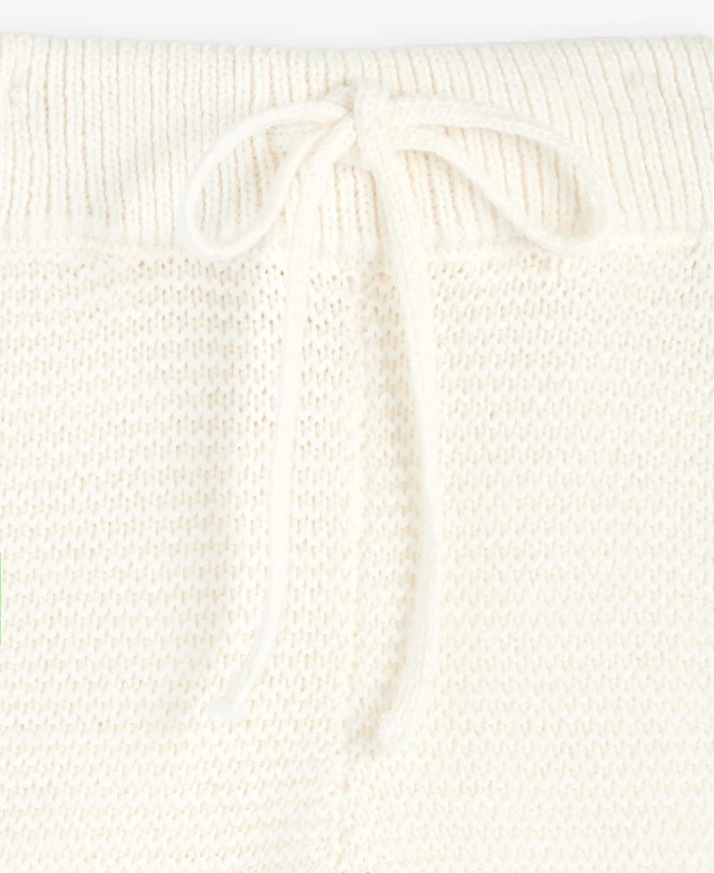 State of Day Women's Drawstring-Waist Crochet Shorts, Macy's Exclusive