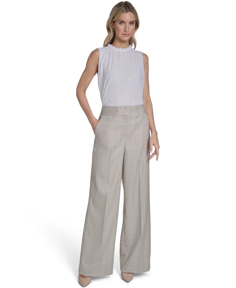 Calvin Klein Petite Wide Leg Fashion Pants