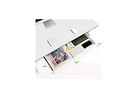 FlexiSpot EW8W Height Adjustable Standing Desk, White