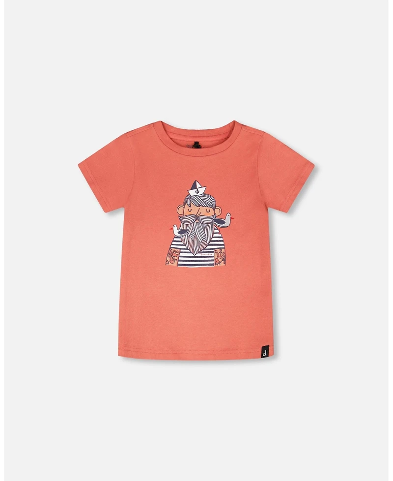 Deux par Toddler Boys Cotton Short Sleeve T-Shirt
