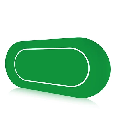 Gse Games & Sports Expert 70" x 35" Casino Card Game Tabletop Layout Mat with Carrying Bag, Non-Slip Rubber Layout Mat