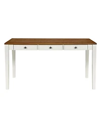 Streamdale Furniture Mid-Century 6-Piece Wood Dining Set with Drawer, Chairs & Bench