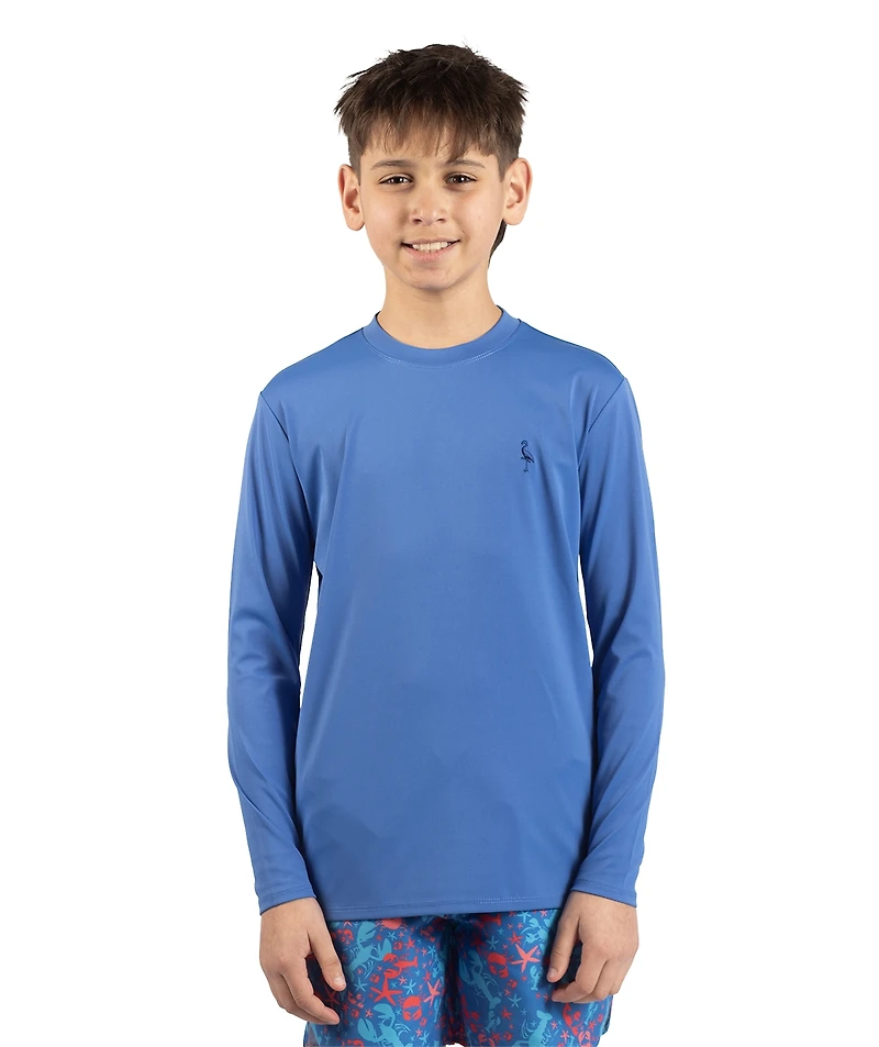 TailorByrd Boys Solid Long Sleeve Rashguard