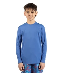 TailorByrd Boys Solid Long Sleeve Rashguard