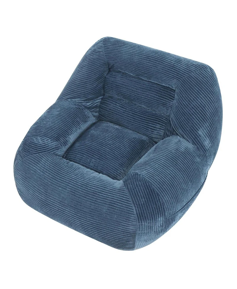 Streamdale Furniture Corduroy Beanbag Couch for Living Room, Bedroom & Dorm, Cozy Cloud Mini Couch