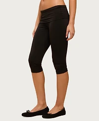 Edikted Women's Ravena Foldover Capri Leggings