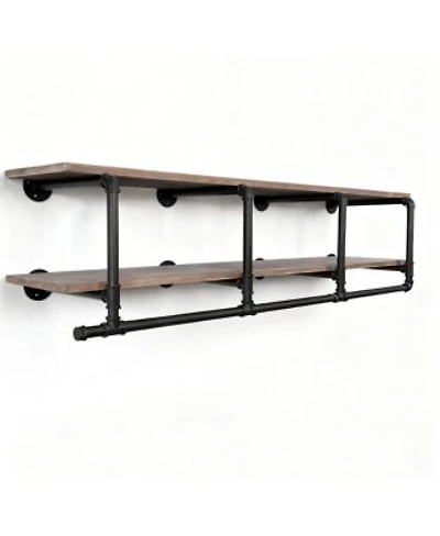 Yigii Wall Mount Clothes Rack For Bedroom Laundry Living Room