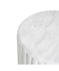 Streamdale Furniture Streamdale Outdoor Cicci Carved Side Table