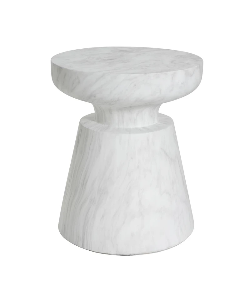 Streamdale Furniture Streamdale Outdoor Ponti Travertine Side Table