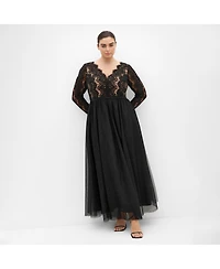 City Chic Women's Rare Beauty Maxi Dress