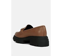 Womens oklyn horsebit embellished chunky platform loafers