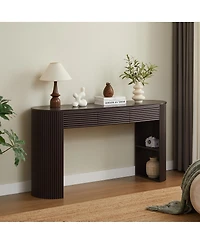 Streamdale Furniture Retro Console Table with Storage, 3 Drawers