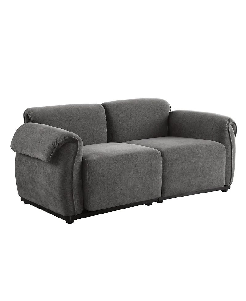 Streamdale Furniture Chenille Modular Sofa with Iron Frame (68.5" L)
