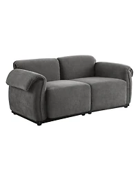 Streamdale Furniture Chenille Modular Sofa with Iron Frame (68.5" L)