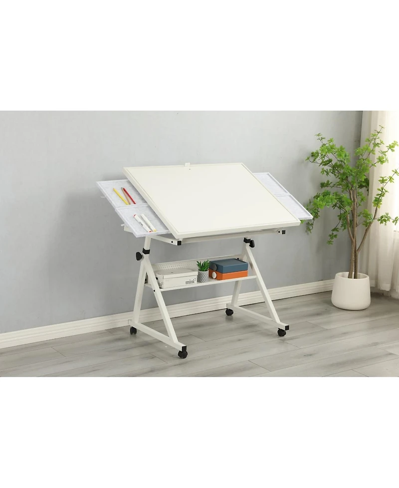 Streamdale Furniture 1500 pieces Jigsaw Puzzle metal Table board for adults gift with 4 trays