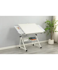 Streamdale Furniture 1500 pieces Jigsaw Puzzle metal Table board for adults gift with 4 trays