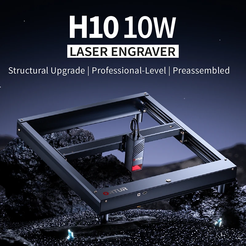 Zachvo Laser B1 30W Engraver Cutter: 17.7"x17.3" Area, 600mm/s, Auto Air Assist, Cuts 25mm Wood & 50mm Acrylic