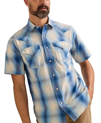 Pendleton Men's Short-Sleeve Spread-Collar Shirt