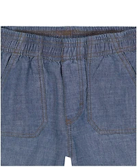 Kids Headquarters Boys' 2T-5T Short-Sleeve T-Shirt and Denim Shorts, 2-Piece Set