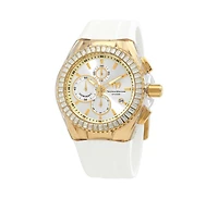 Technomarine Men's Tm-121154 Cruise Quartz Chronograph Silver Dial Watch