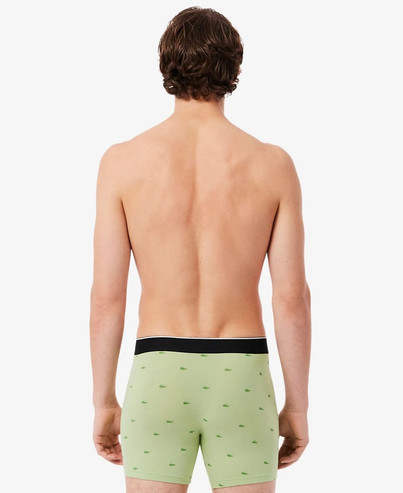 Men's Cotton Stretch Boxer Briefs, 3-Pack