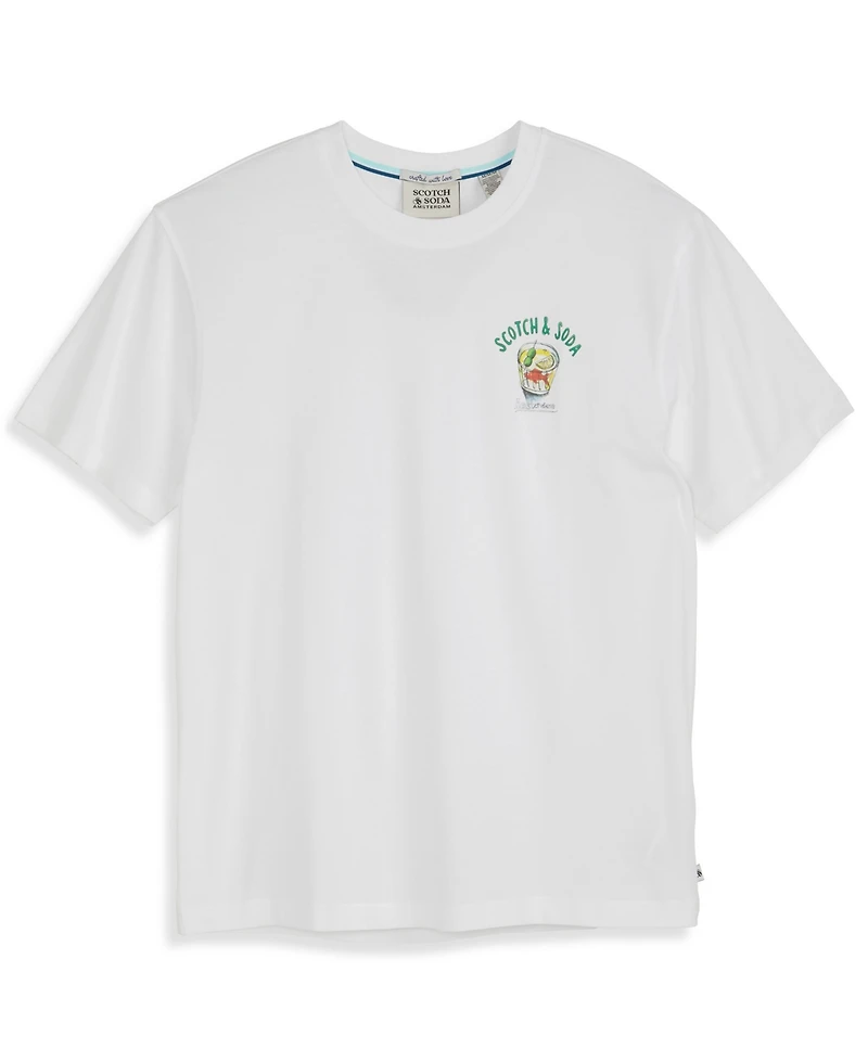 Scotch & Soda Men's Regular-Fit Crewneck Graphic T-Shirt