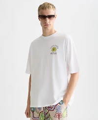 Scotch & Soda Men's Front and Back Artwork Loose-Fit T-Shirt