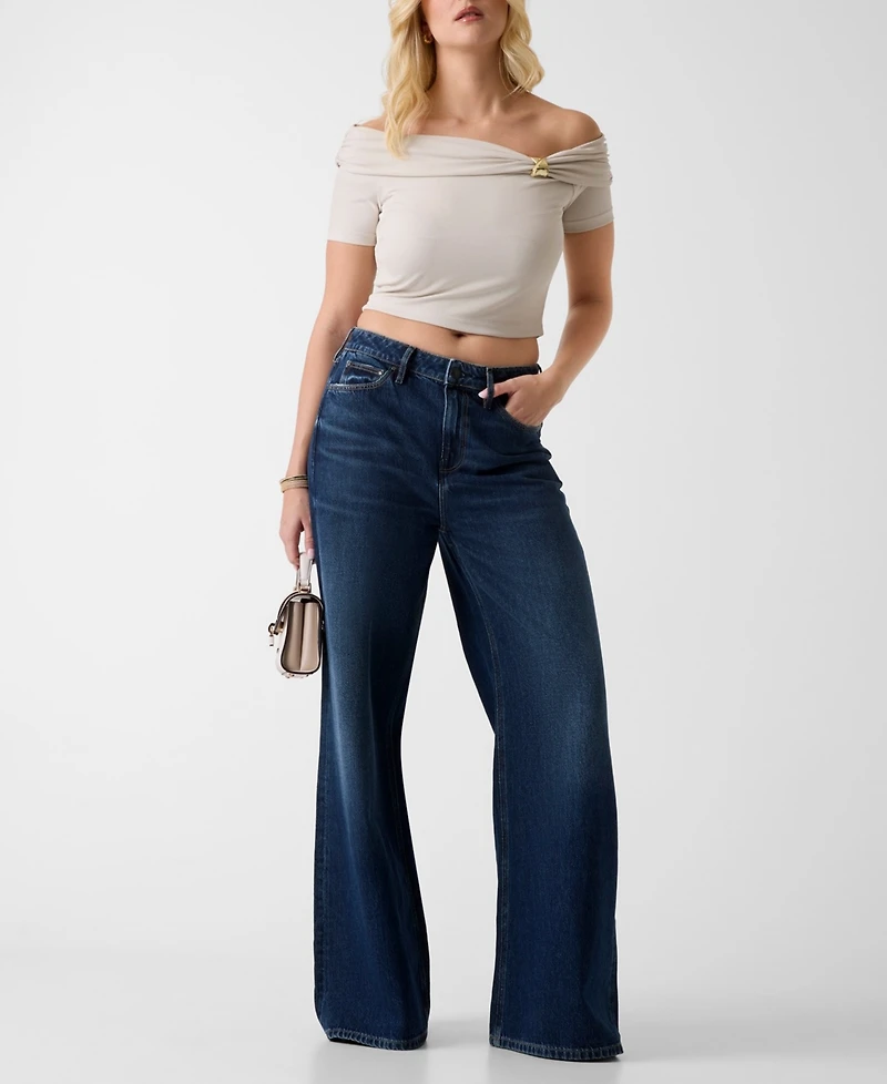 Guess Women's Brigitte Off-The-Shoulder Top