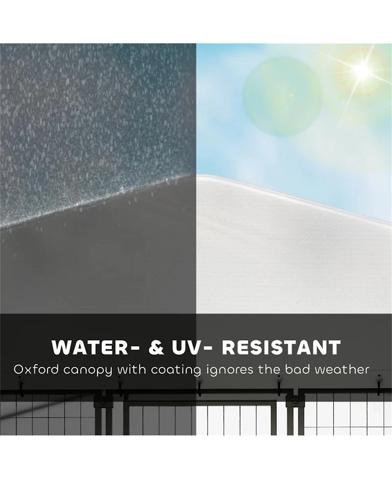 Aostirmotor Large Outdoor Dog Kennel, Spacious Pet Shelter